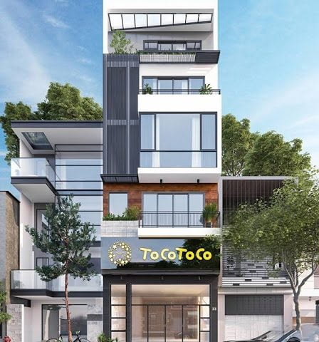 mẫu nhà phố hiện đại quảng ninh