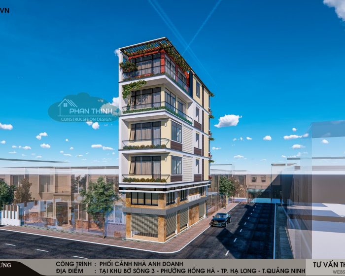 Mẫu thiết kế nhà 2 mặt tiền hiện đại ở Hạ Long Quảng Ninh