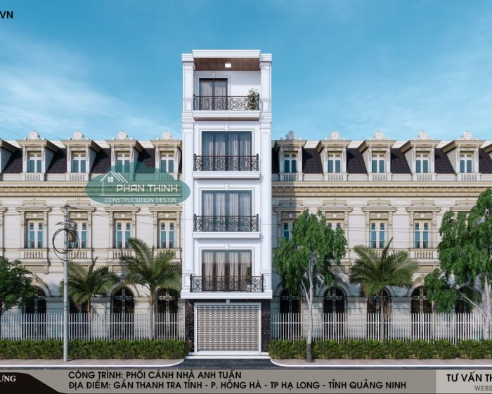 Nhà 5 tầng tân cổ đẹp tại Hồng Hà Hạ Long