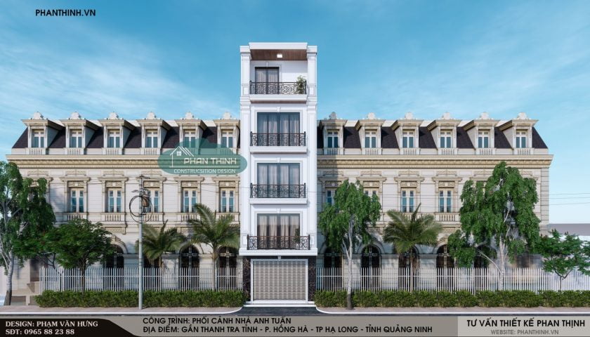 Nhà 5 tầng tân cổ đẹp tại Hồng Hà Hạ Long