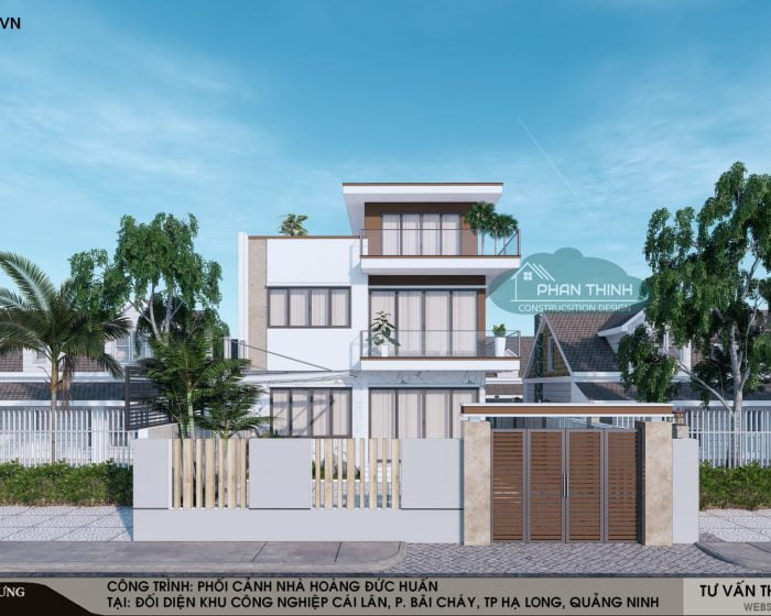 Phối cảnh nhà bạn Huấn