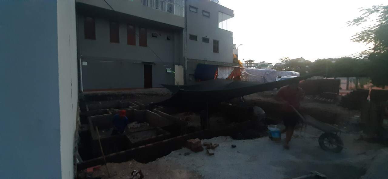 Ảnh quá trình thi công phần móng