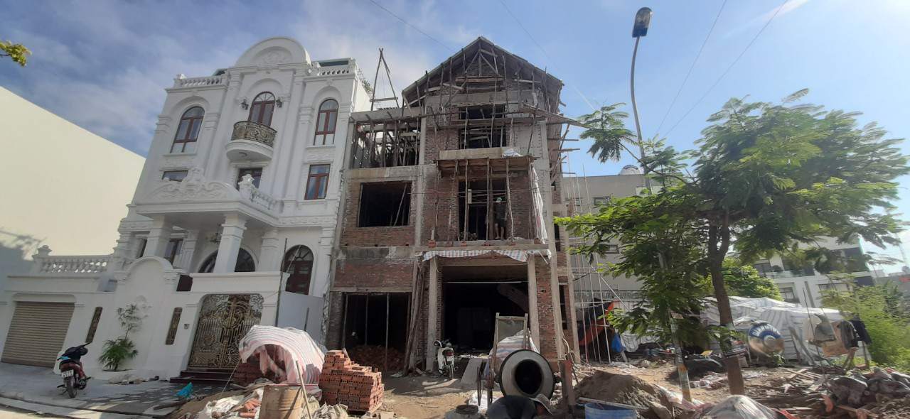 Ảnh quá trình xây xong phần thô