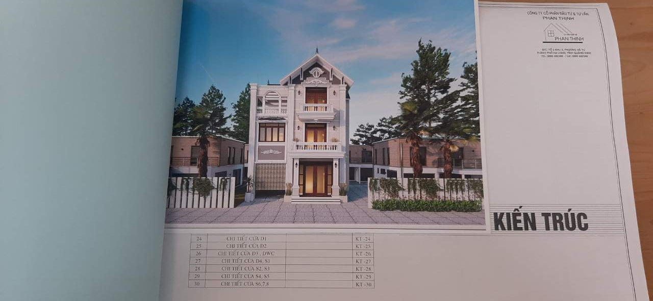 Ảnh giới thiệu hồ sơ thiết kế.