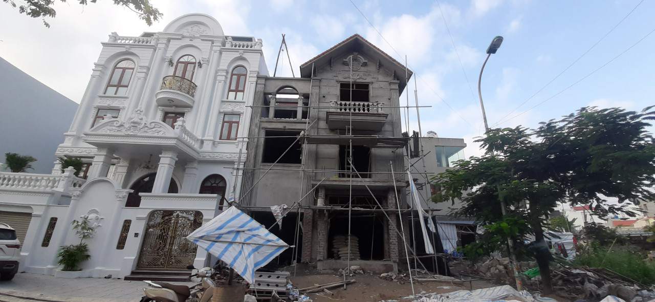 Ảnh công trình đang vào giai đoạn hoàn thiện.