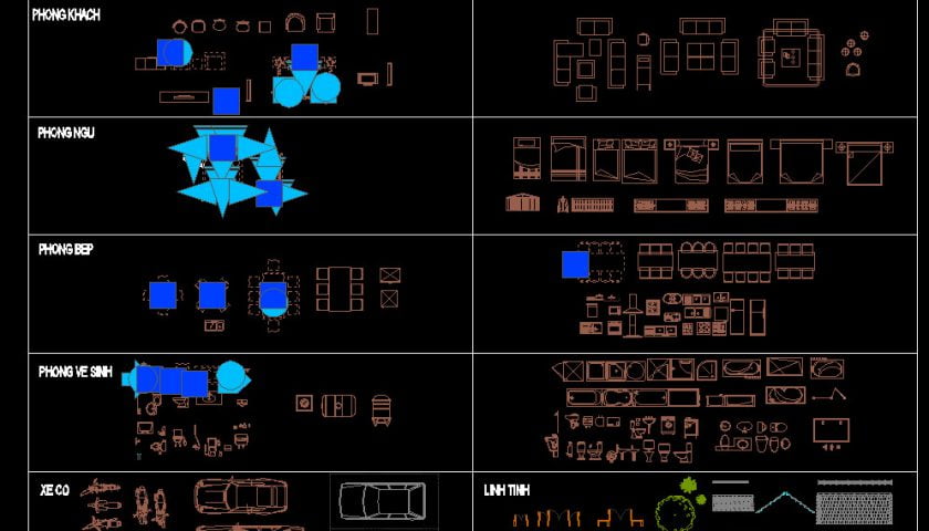 Thư Viện Block Thuộc Tính Trong Cad , Cách Tạo Block Động Trong Cad