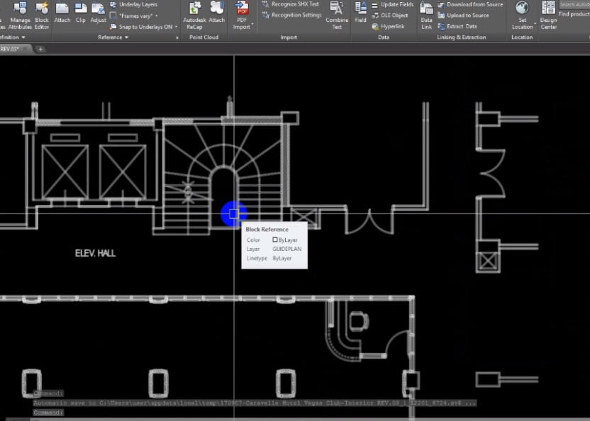 Ẩn Block trong cad