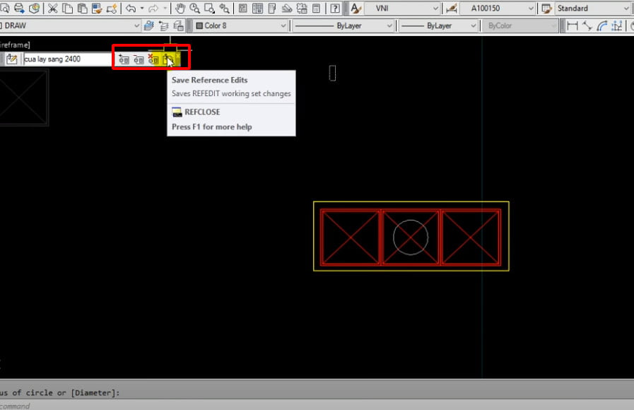 Ản Block trong cad