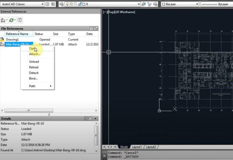 Lệnh Xref Trong Cad Là Gì, Lệnh Xref Và Cách Phá Xref