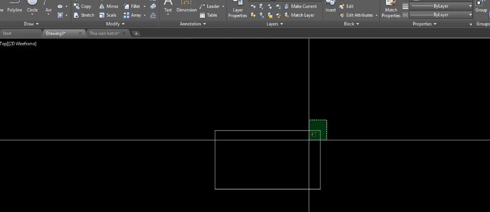 Lệnh Ro trong cad