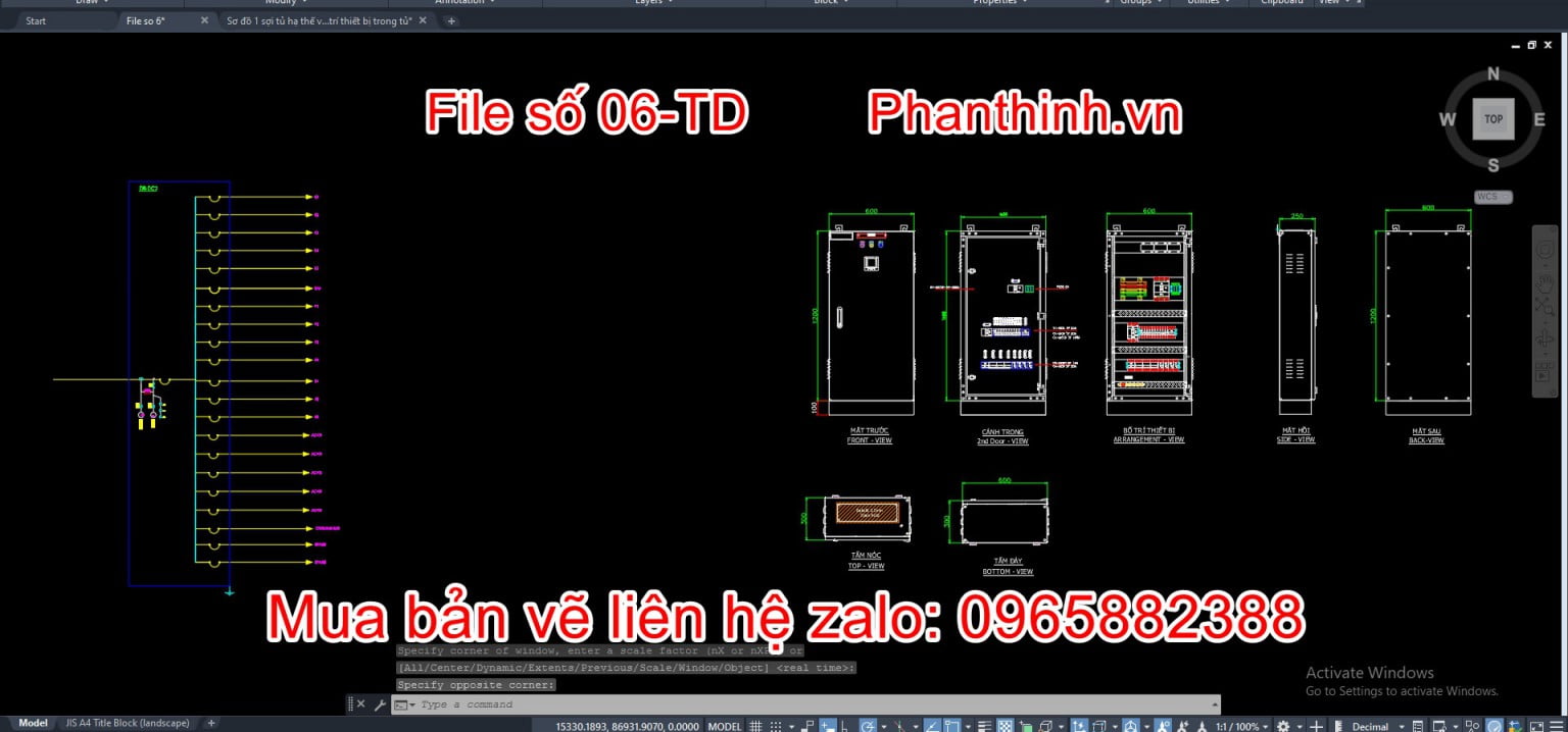40MB thư viện bản vẽ tủ điện công nghiệp cad [update 2023]
