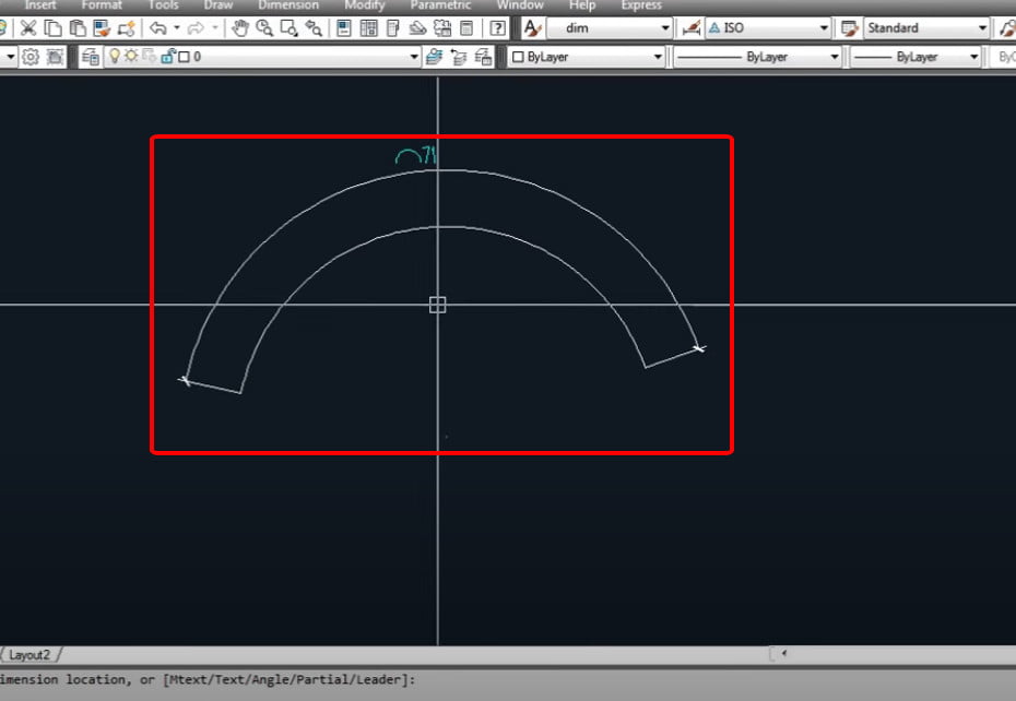 Lệnh Đo Đường Cong Trong CAD