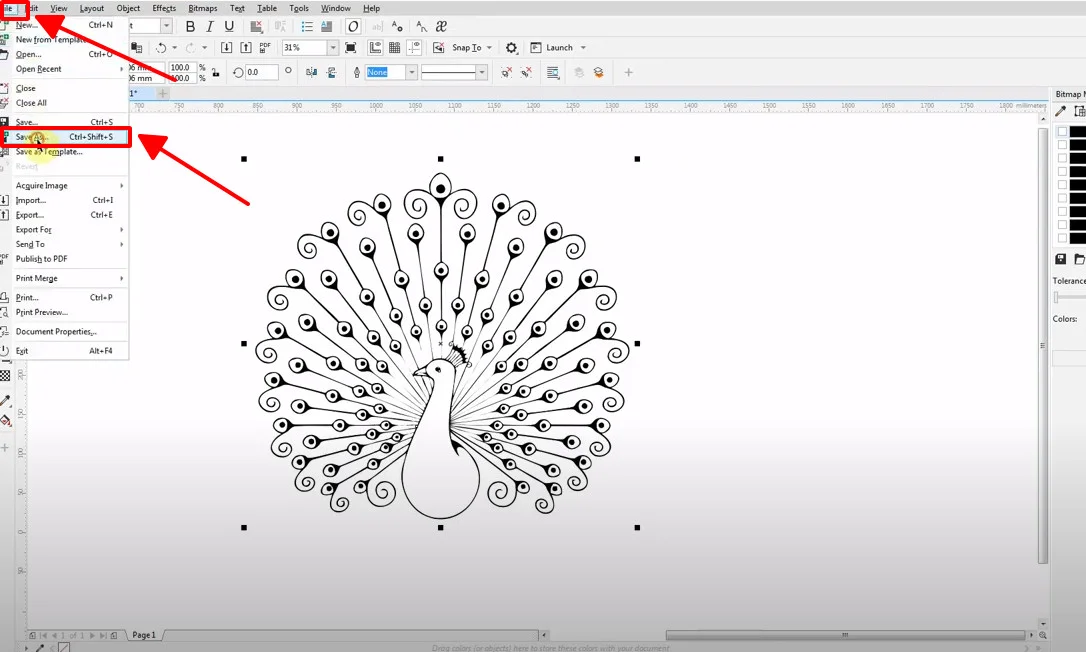Chuyển file jpg to cad bằng phần mềm Corel Draw Chuyển file jpg to cad bằng phần mềm Corel Draw
