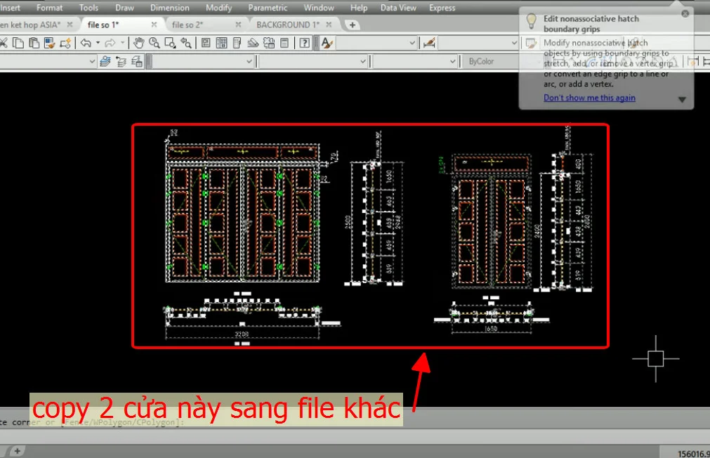 Cùng tìm hiểu lỗi khi copy 2 chi tiết cửa này sang file khác sẽ có vấn đề gì nhé Cùng tìm hiểu lỗi khi copy 2 chi tiết cửa này sang file khác sẽ có vấn đề gì nhé
