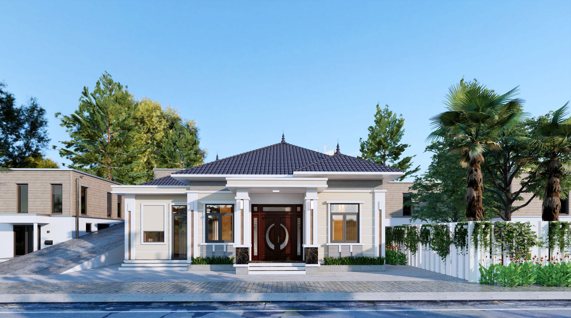 Thiết kế nhà cấp 4: Dream home của bạn là một ngôi nhà cấp 4 nhỏ xinh, cách điệu và hiện đại? Hãy khám phá hình ảnh về thiết kế nhà cấp 4 độc đáo này. Nó sẽ giúp bạn hình dung được một không gian sống tiện nghi và đầy cá tính.