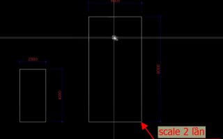Lệnh Scale trong cad, cách sử dụng lệnh Scale trong autocad