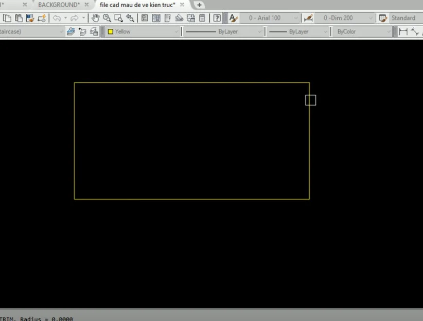 Lệnh bo góc trong cad, cách vát tròn 2 đường thẳng trong autocad Lệnh Bo Góc Trong Cad, Cách Vát Tròn 2 Đường Thẳng Trong Autocad