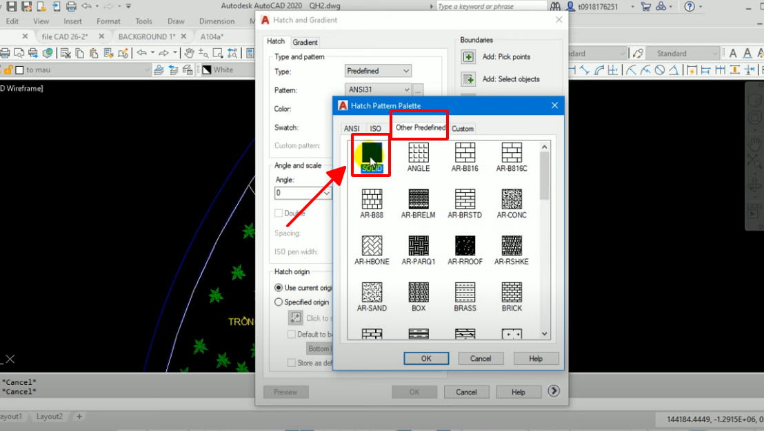 Tô Màu Trong Cad, Cách Tô Và Đổ Màu Nét Vẽ Trong Autocad Nhanh