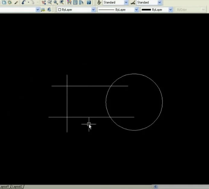 Cắt đối tượng trong cad bằng lệnh Trim Cắt đối tượng trong cad bằng lệnh Trim