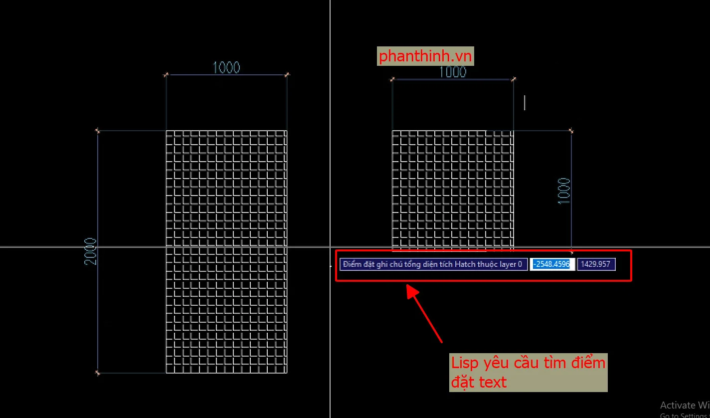 Sử dụng lisp tính diện tích trong cad Sử dụng lisp tính diện tích trong cad