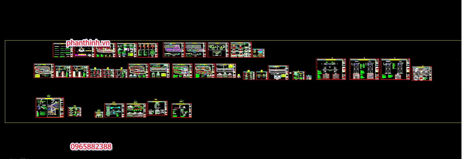 Tổng hợp tất cả các bản vẽ biện pháp thi công phần thân công trình đại học Cần Thơ,