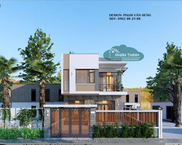 Mặt tiền nhà phố 2 tầng đẹp ở Hải Phòng