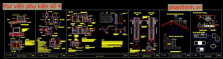 #1 Thư viện cad phụ kiện ống nước gồm nhiều bản vẽ full