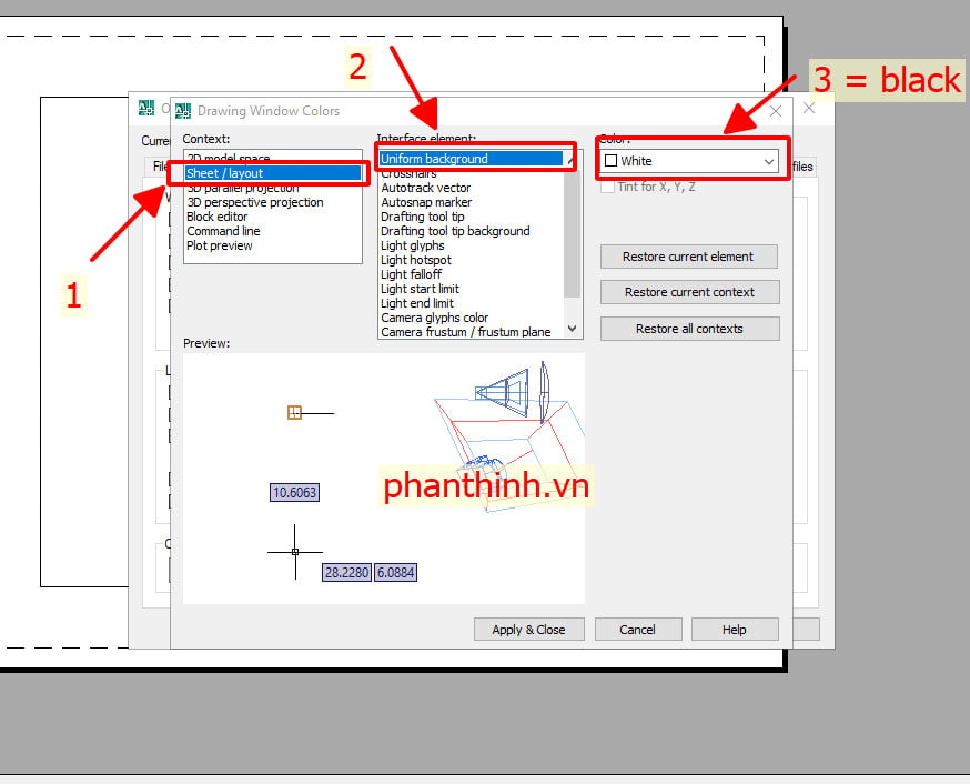 Autocad với gam màu đen luôn là sự lựa chọn tuyệt vời cho những ai yêu thích một thiết kế đầy chuyên nghiệp và cá tính. Không chỉ giúp nâng cao chất lượng của bản vẽ, Autocad còn khiến cho việc làm việc trở nên thú vị hơn bao giờ hết. Hãy xem qua hình ảnh liên quan để cảm nhận sự độc đáo của Autocad màu đen.