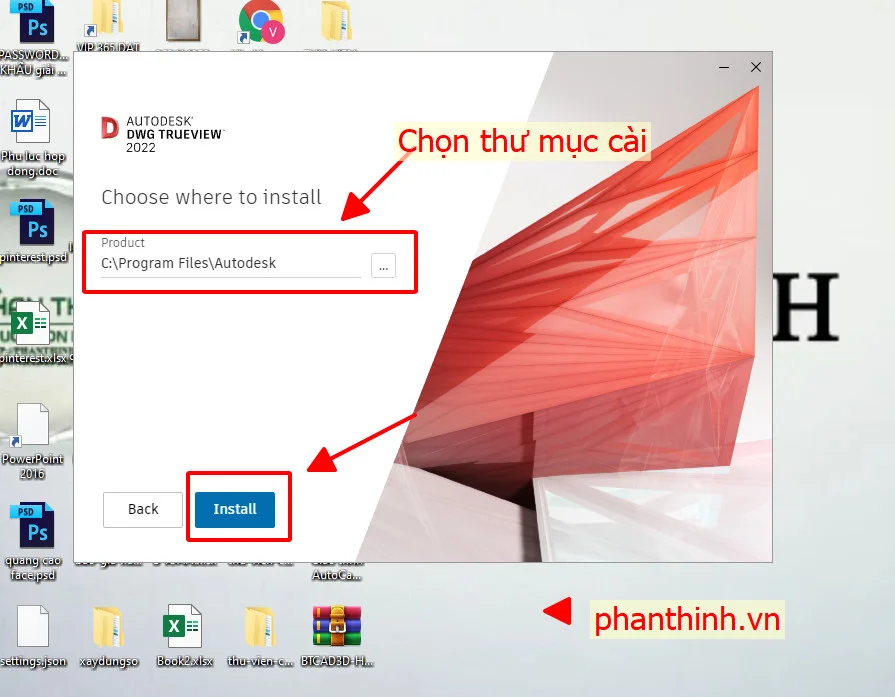 Các bạn tick chọn Install Các bạn tick chọn Install