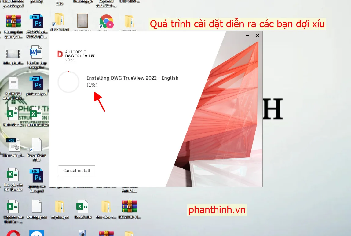 Quá trình cài đặt Phần mềm DWG TRUEVIEW Quá trình cài đặt Phần mềm DWG TRUEVIEW