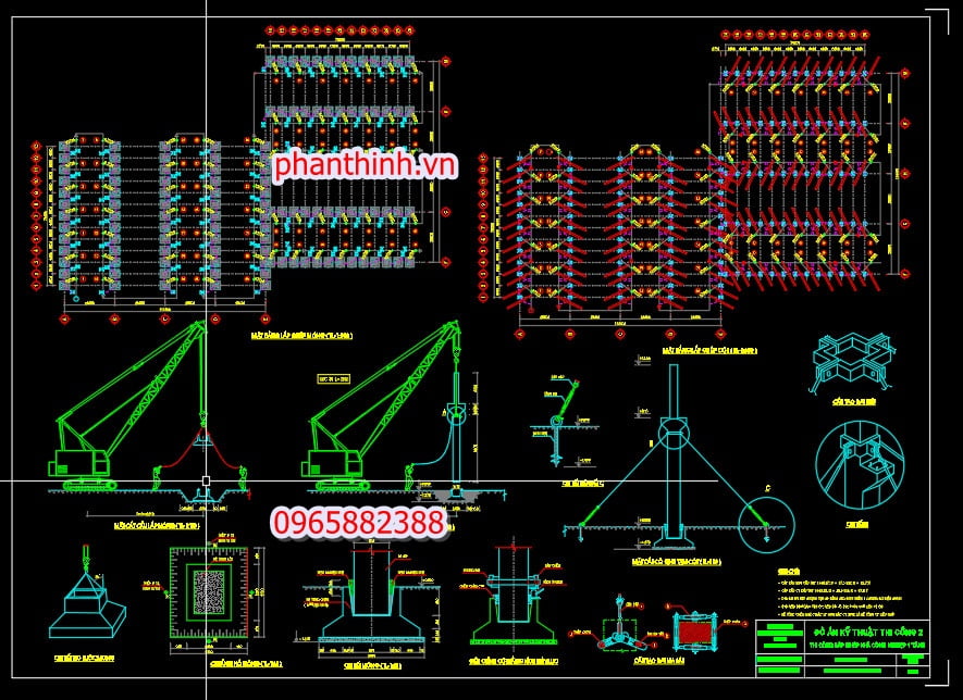 Lắp ghép nhà công nghiệp cad.