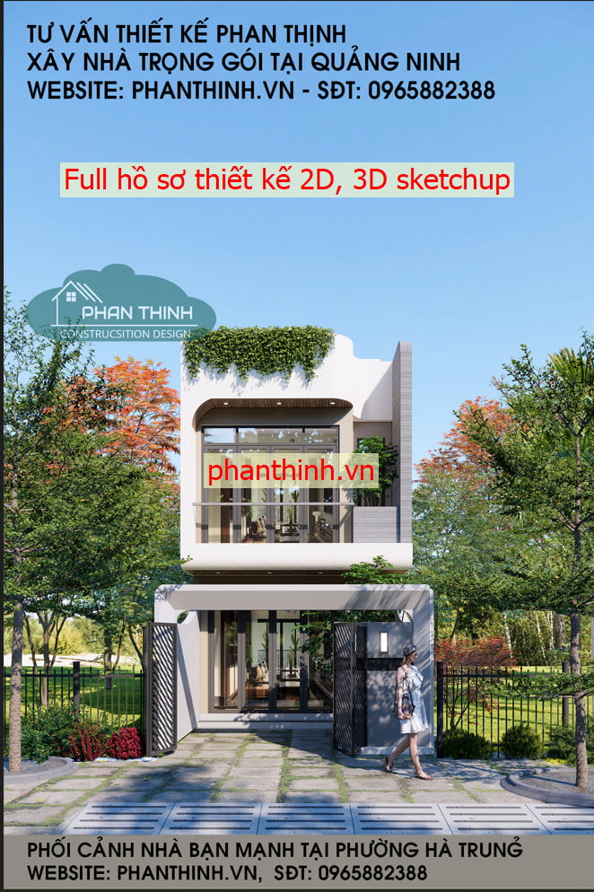 Full hồ sơ thiết kế 2D autocad và 3D sketchup