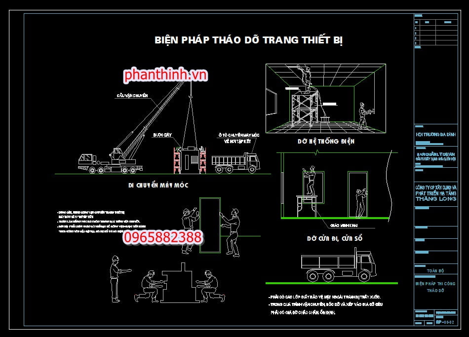 Tải download biện pháp thi công phá dỡ công trình