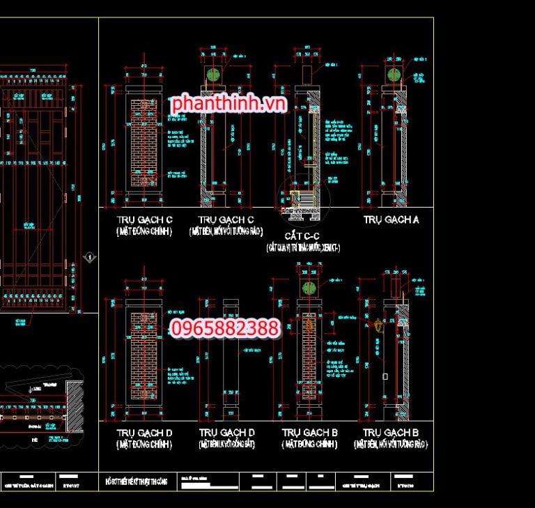 68+ Thư viện bản vẽ cổng hàng rào cad, cổng sắt, tường rào đẹp