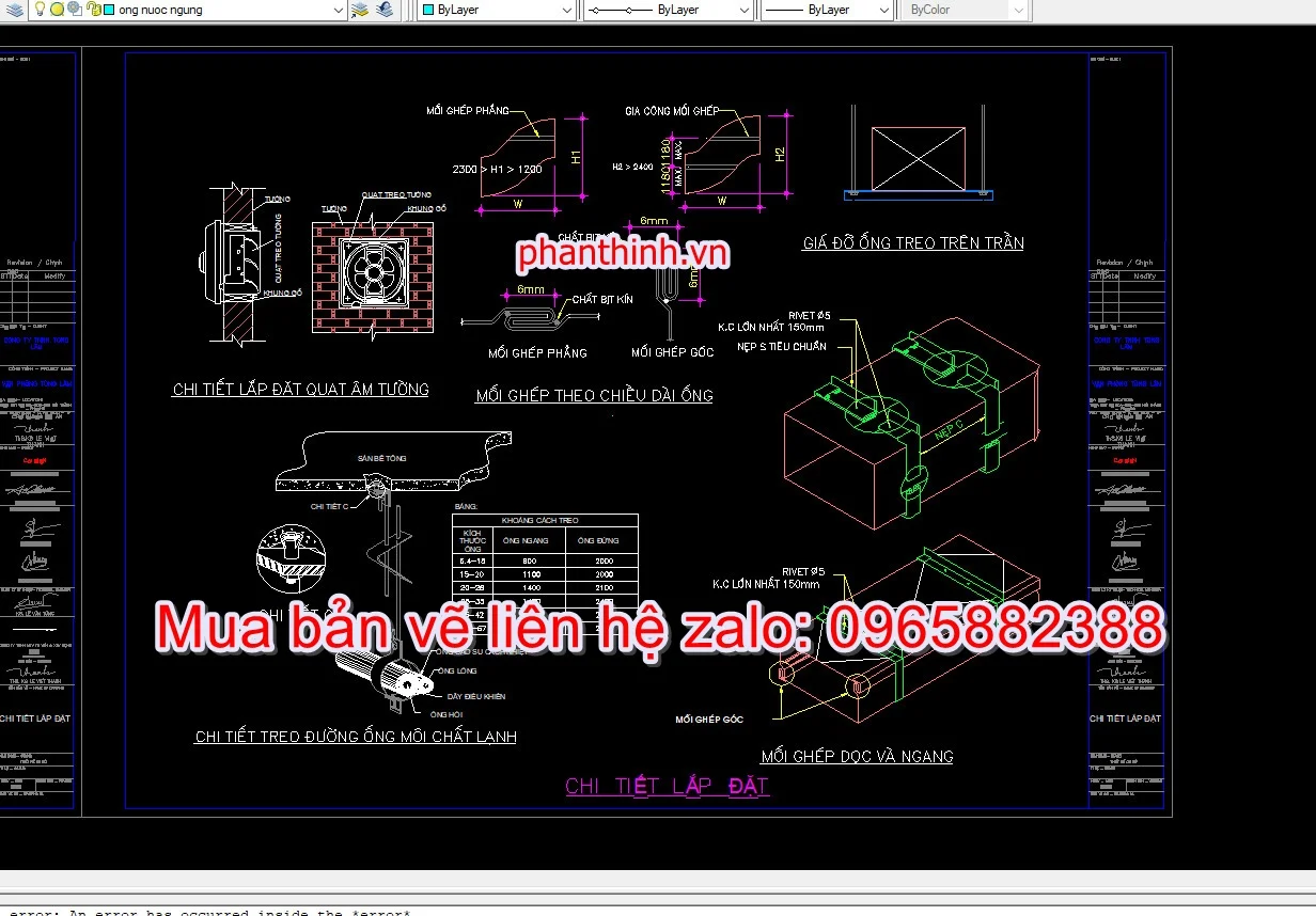 Thiết kế điều hòa, quạt thông gió nhà cao tầng autocad.
