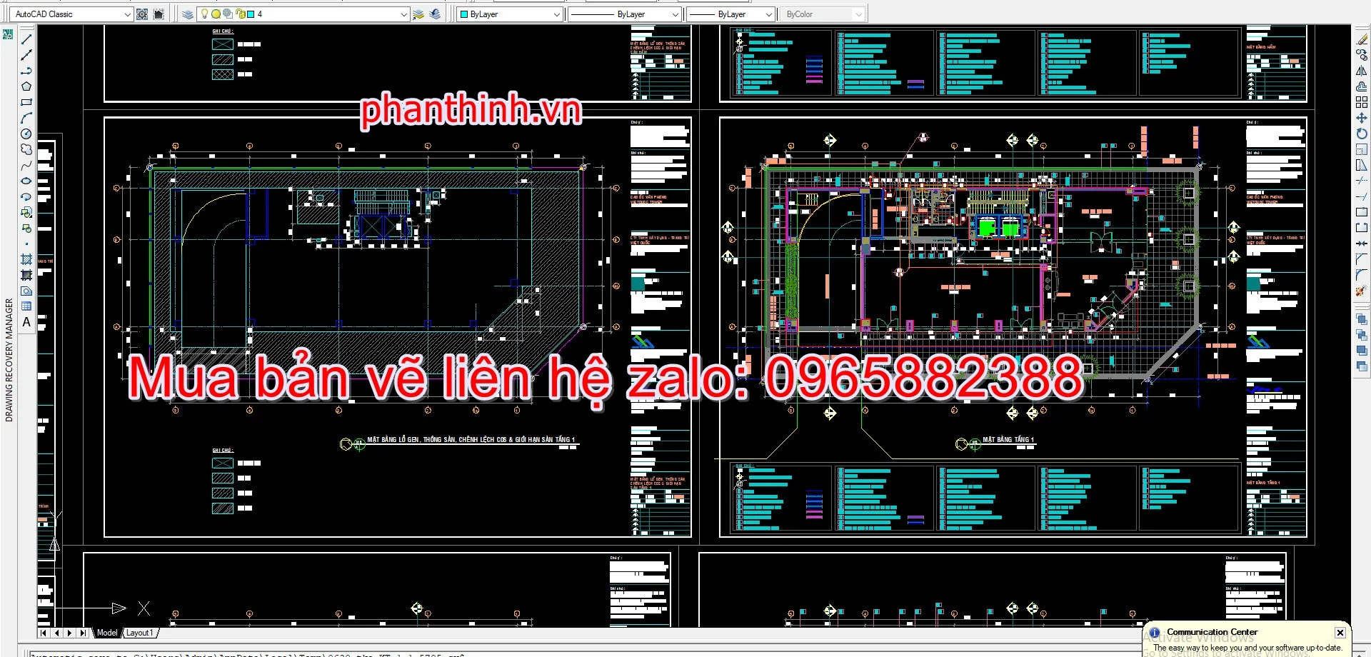 Mặt bằng thiết kế mặt bằng các tầng văn phòng cho thuê.