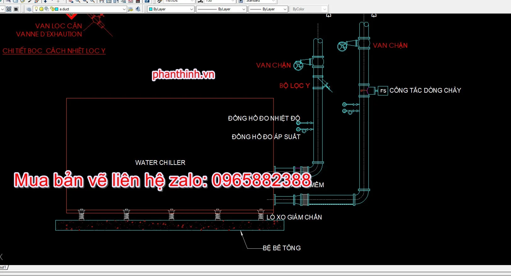 Thiết kế chi tiết hệ thống HVAC.