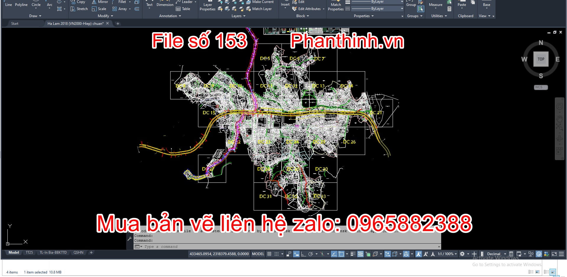 Bản đồ địa chính phường Hà Lầm thành phố Hạ Long.