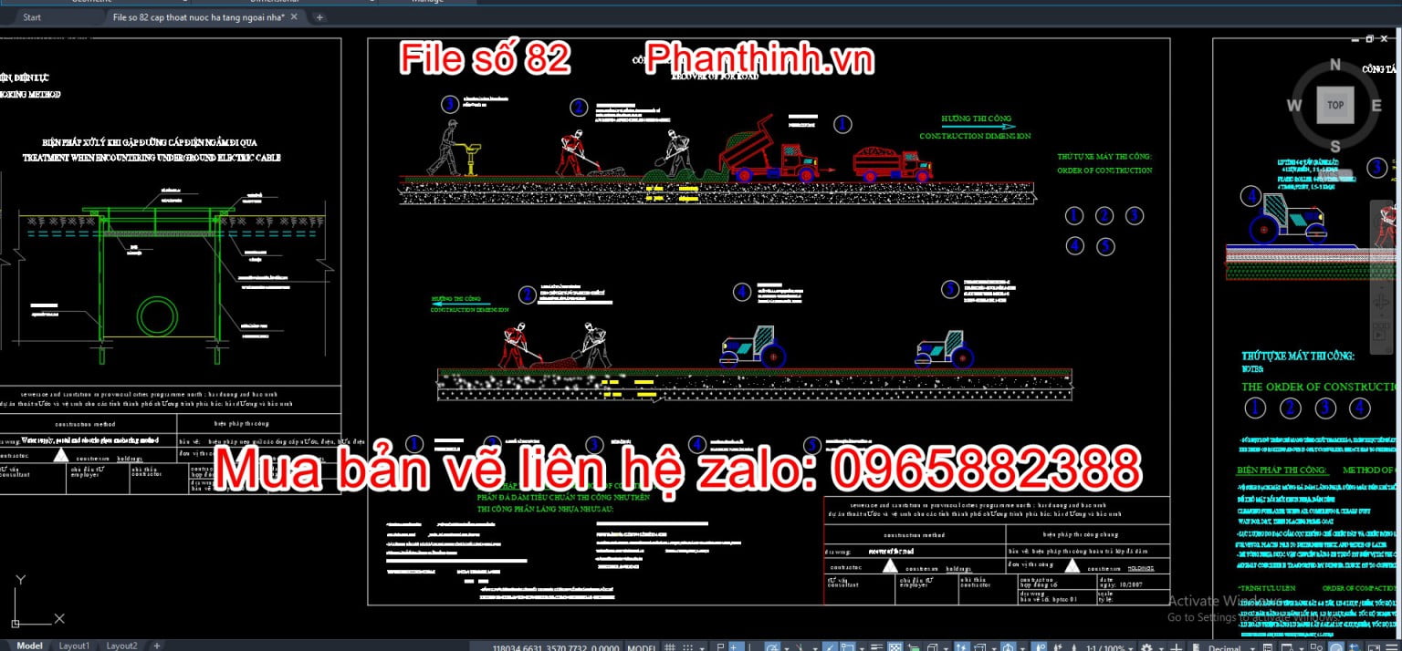 Bản vẽ + thuyết minh biện pháp thi công san nền [FULL].