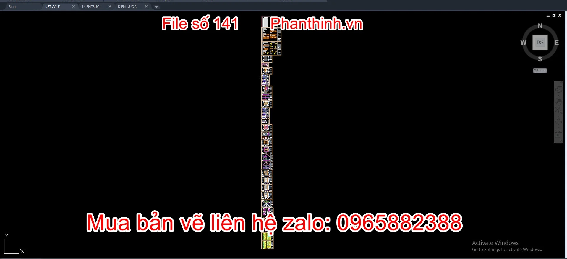 Tổng hợp bản vẽ phần kết cấu.
