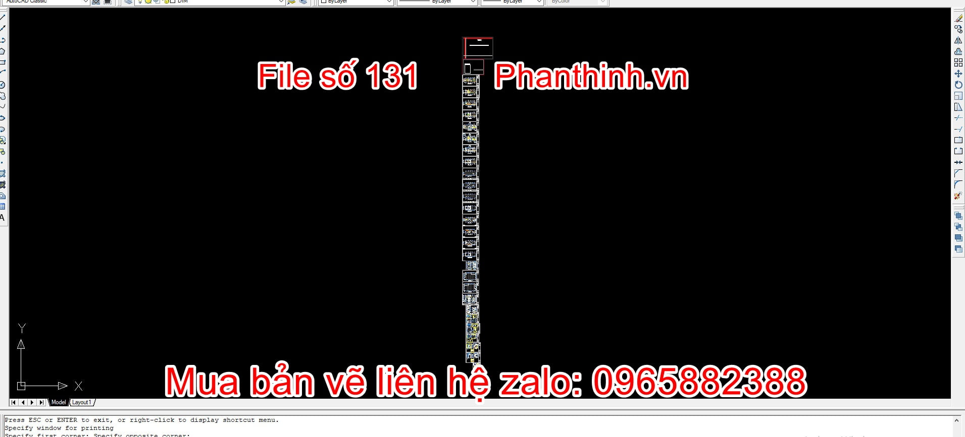 Tổng hợp bản vẽ phần kiến trúc.
