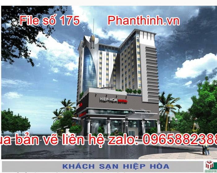 Full Hồ Sơ Thiết Kế Nhà Cao Tầng Văn Phòng Cho Thuê 11 Tầng 13,5Mx21M