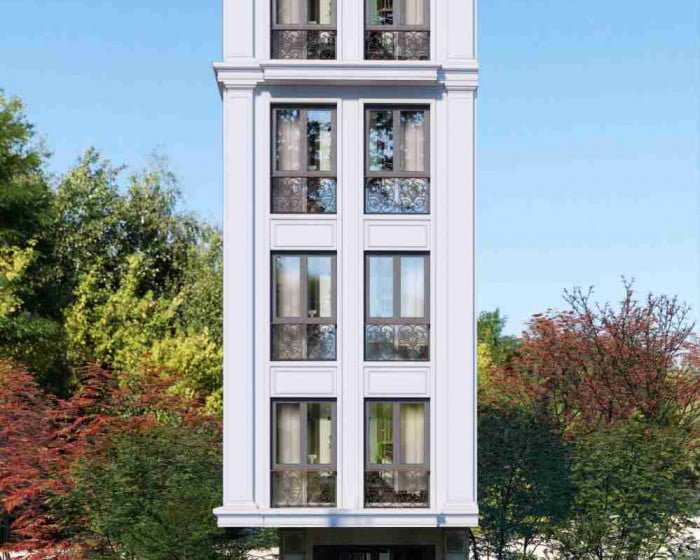 Mẫu nhà 5 tầng tân cổ ở Hạ Long Quảng Ninh