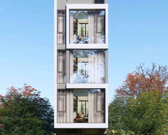 Mẫu thiết kế nhà ống 5 tầng ở Hạ Long Quảng Ninh