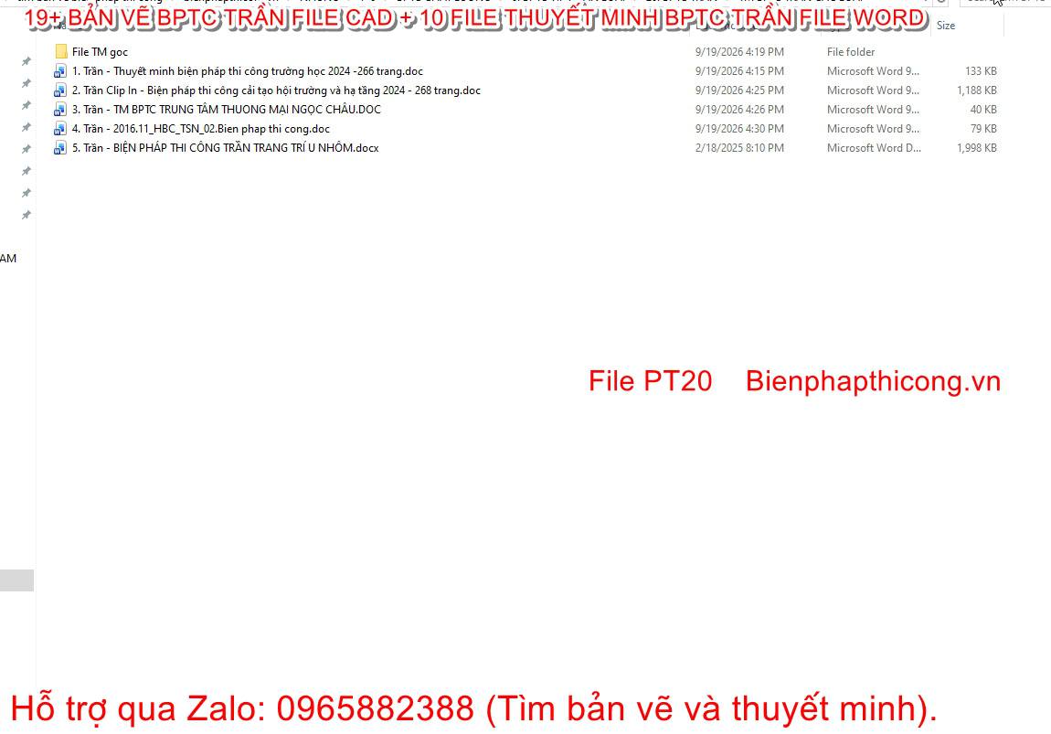 Thuyết minh biện pháp tổ chức thi công trần.