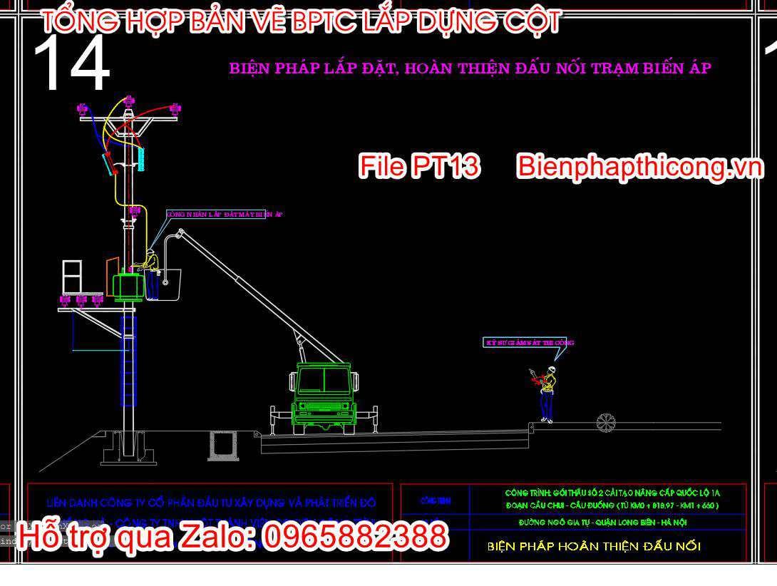 Biện pháp lắp đặt, hoàn thiện đấu nối trạm biến áp.