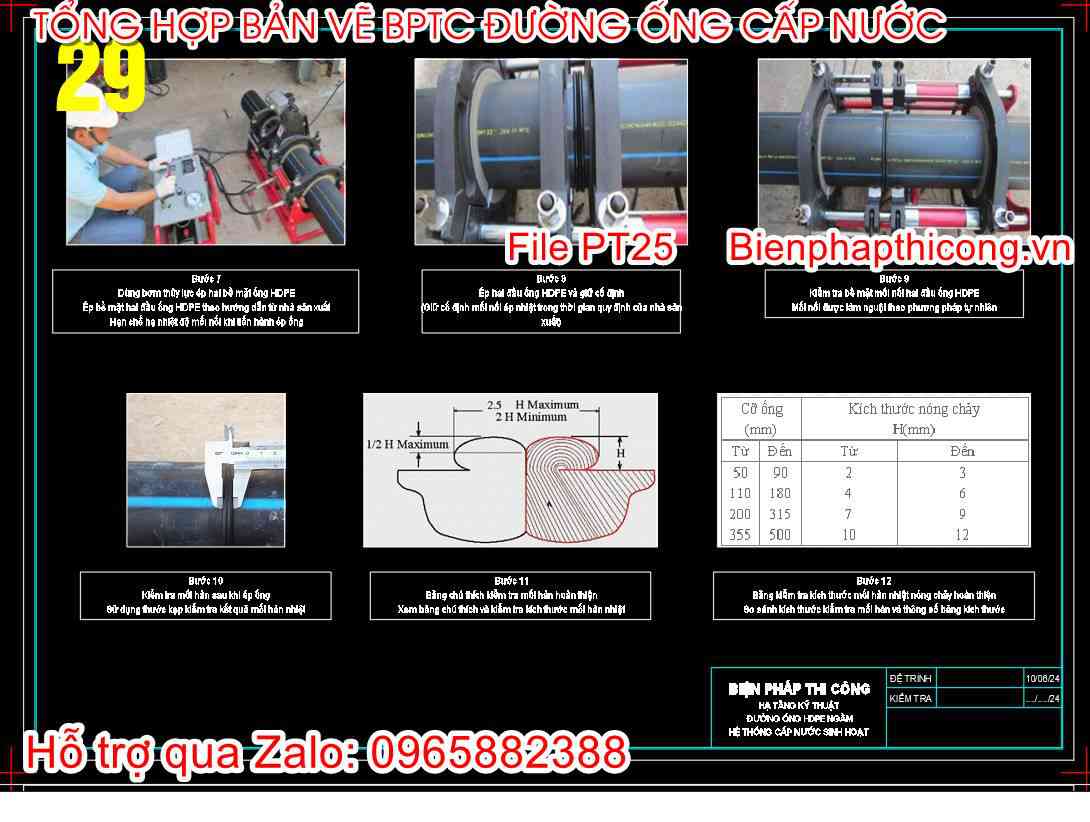 Bản vẽ biện pháp thi công hạ tầng kỹ thuật cad.