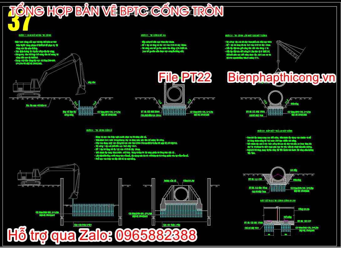 Thi công hệ thống thoát nước.