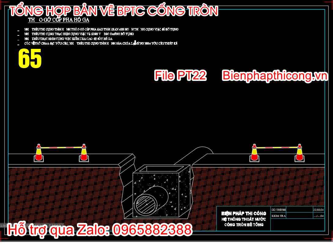Biện pháp tháo dỡ cốp pha hố ga.
