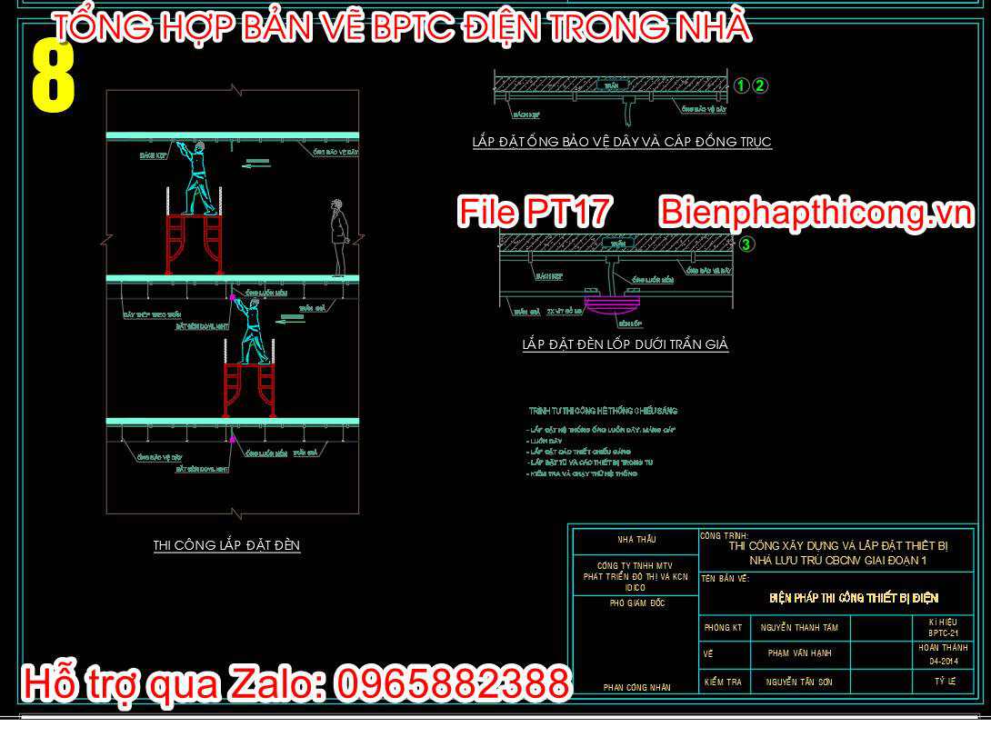 Mẫu biện pháp thi công thiết bị điện.